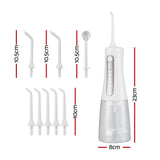 Devanti Cordless Water Flosser Dental Oral Irrigator White - Front View