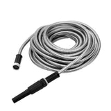 Giantz Water Hose Stainless Steel 30M with Spray Nozzle - Side View