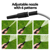 Giantz Water Hose Stainless Steel 30M with Spray Nozzle - 45-Degree Angle