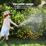 Giantz Water Hose Stainless Steel 30M with Spray Nozzle - Rear View