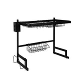 TOQUE Dish Drying Rack Over Sink Steel 65 CM - Low Angle