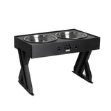 PaWz Elevated Pet Feeder Food Water - Low Angle