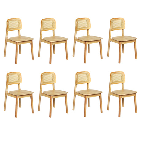 Levede 8x Rattan Dining Chair Wooden Kitchen Chair-2006733384235225088