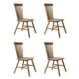 Levede 4x Dining Chairs Kitchen Windor Oak - Extra Image