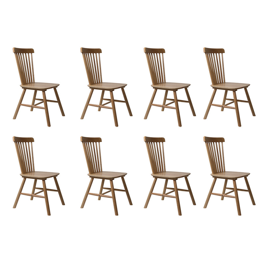 Levede 8x Dining Chairs Kitchen Windor Oak-2006732720021049344