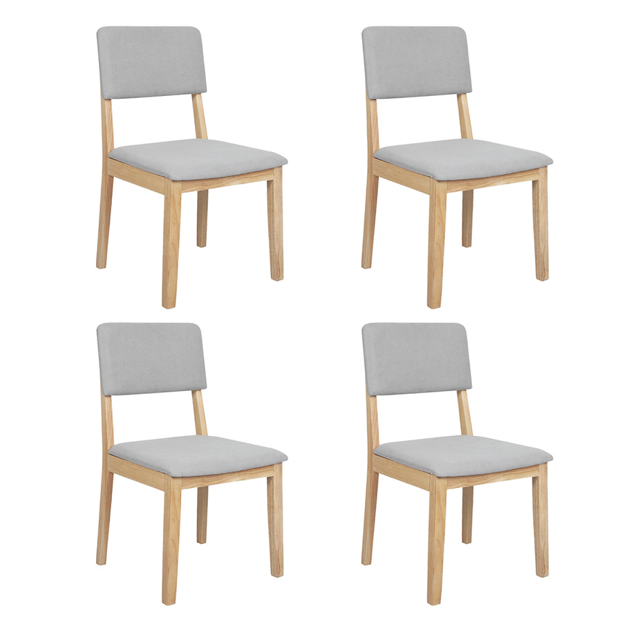 Levede Dining Chairs 4 Upholstered Kitchen Chair-2006732735632248832