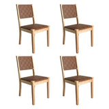 Levede Dining Chairs Accent Chair Lounge x4 - Extra Image