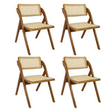 Levede 4X Foldable Rattan Dining Chairs-2006732726866153472