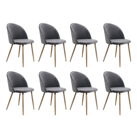 Levede 8x Dining Chairs Seat French Grey-2006732721086402560