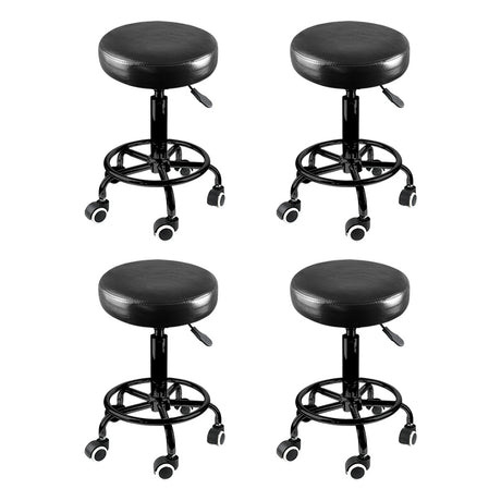 Levede 4x Salon Stool Swivel Bar Stools-2018816873310851072