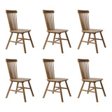 Levede 6x Dining Chairs Kitchen Windor Oak-2006732719844888576