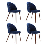 Levede 4x Dining Chairs Seat French Navy - Extra Image