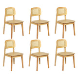 Levede 6x Rattan Dining Chair Wooden Kitchen Chair - Extra Image