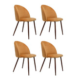 Levede 4x Dining Chairs Seat French Mustard - Extra Image