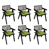 Levede Dining Chair Retro Backrest Chair x6 - Extra Image