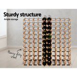 Artiss Wine Rack 110 Bottle - Top-Down View