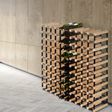 Artiss Wine Rack 110 Bottle - Low Angle