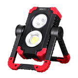 Giantz Portable LED Work Light - Rechargeable Cordless Torch with 360? Rotation and Power Bank??