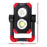 Giantz Portable LED Work Light - Rechargeable Cordless Torch with 360? Rotation and Power Bank??
