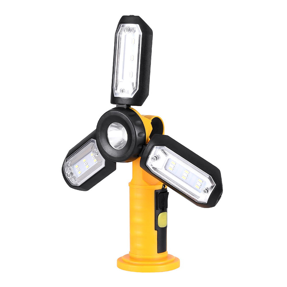 Giantz Rechargeable LED Work Light with USB Charging, Magnetic Hook, and 90? Rotation
