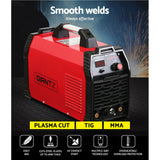 Giantz 140Amp Inverter Welder Plasma Cutter Gas DC iGBT Portable Welding Machine - Top-Down View