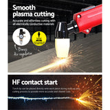 Giantz 140Amp Inverter Welder Plasma Cutter Gas DC iGBT Portable Welding Machine - Rear View