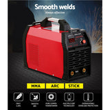 Giantz 300Amp Inverter Welder MMA ARC iGBT DC Gas Welding Machine Stick Portable - Top-Down View