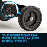 ROSSI Welding Cart Trolley MIG TIG ARC MMA Welder Plasma Cutter Storage Bench - Low Angle