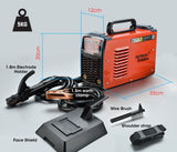 ROSSI 250 Amp Stick Welder, Portable Arc MMA Inverter Welding Machine, 15A Plug - Rear View