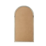 Oikiture Window Mirror Arched Wall Mirrors 76x51cm Black