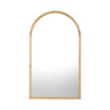 Oikiture Arched Wall Mirrors 86x50cm Wooden Set of 2
