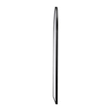 Oikiture Wall Mirror 86x50cm Arched Black - Low Angle