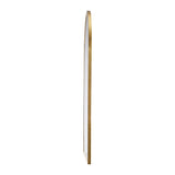 Oikiture Wall Mirror 86x50cm Arched Gold - Side View