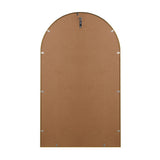 Oikiture Wall Mirror 86x50cm Arched Gold