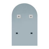 Oikiture Arched Wall Mirrors 86x50cm Frameless