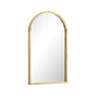 Oikiture Wall Mirror Wooden Frame Arched 86 x 50cm