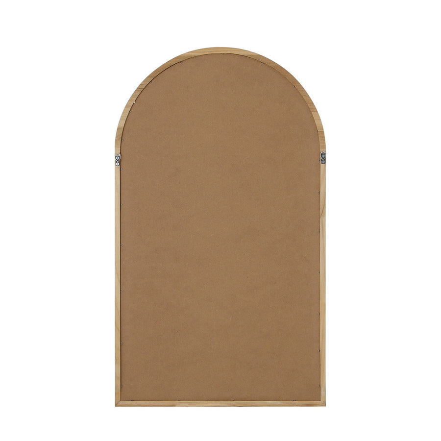 Oikiture Wall Mirror Wooden Frame Arched 86 x 50cm, image 7