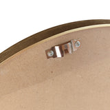 Oikiture Wall Mirror Round 50cm Gold - Close-Up Angle