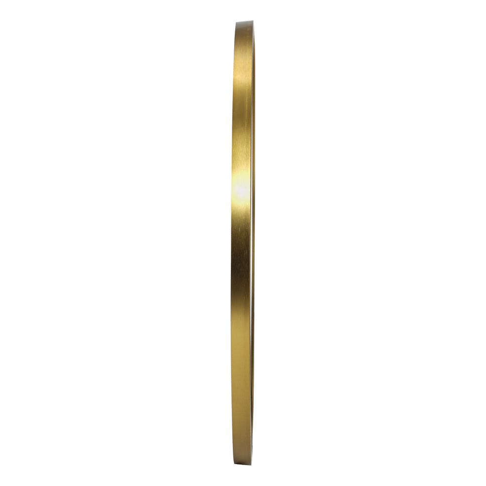 Oikiture 60cm Wall Mirror Round Gold