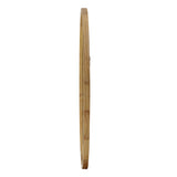 Oikiture Wall Mirror with Wood Frame 70cm Round - Top-Down View
