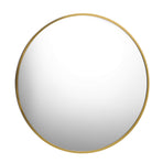 Oikiture Wall Mirror Round 80cm Gold