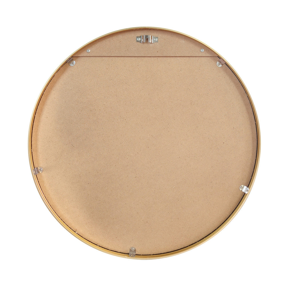 Oikiture Wall Mirror Round 80cm Gold
