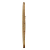 Oikiture Wall Mirror with Wood Frame 80cm Round - Front View