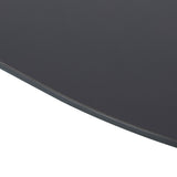 Oikiture Wall Mirrors Oval Frameless Mirror 84x50cm Set of 2 - Front View