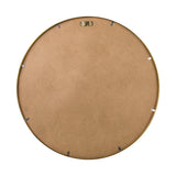 Oikiture Wall Mirrors Round 60cm Gold Set of 2 - Close-Up Angle
