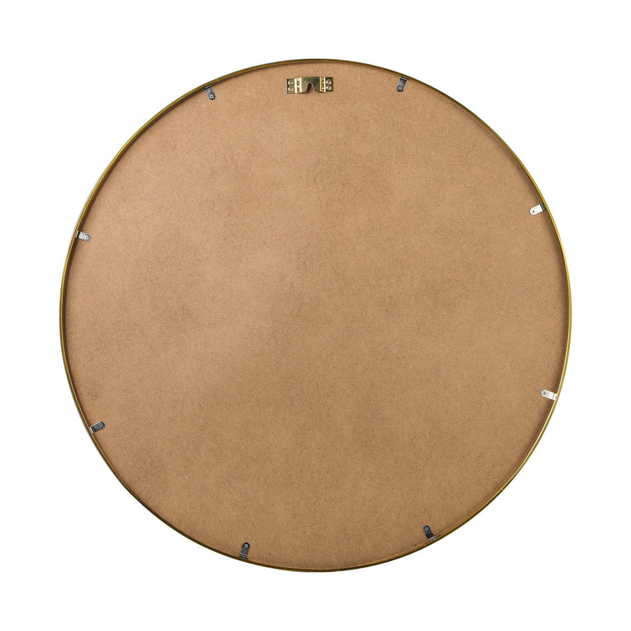 Oikiture Wall Mirrors Round 60cm Gold Set of 2