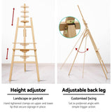 Artiss Painting Easel Pine Wood 175cm - 45-Degree Angle