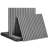 Artiss 10PCS Peel and Stick Wall Panels Tiles 68X68CM Self Adhesive for Home Office Studio Grey - Side View