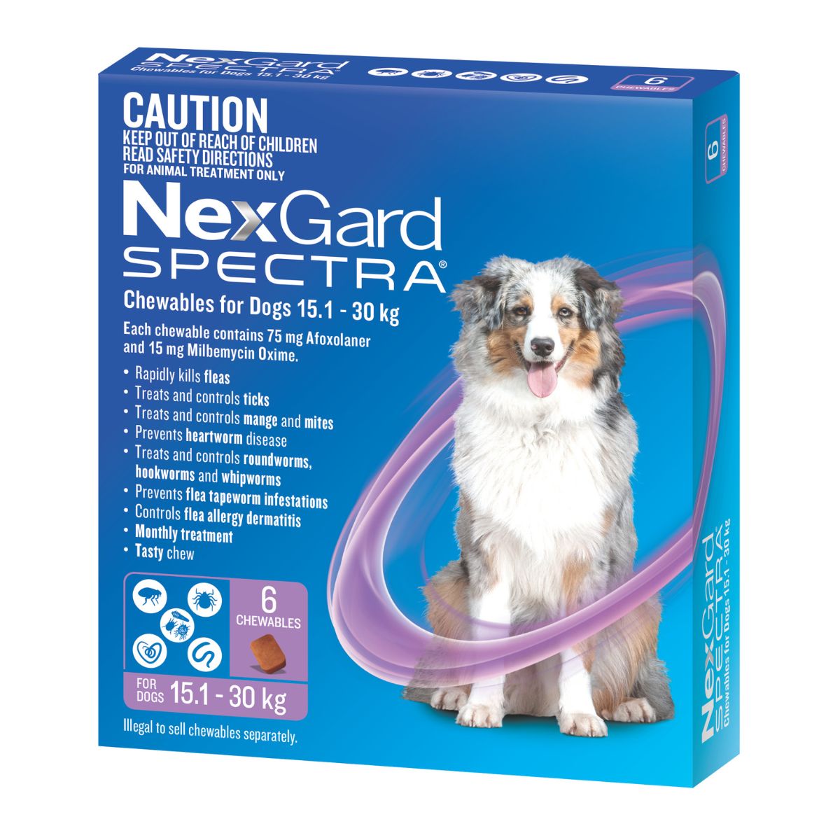NexGard Spectra Dogs 15.1-30kg 6pk-2006732764975599616