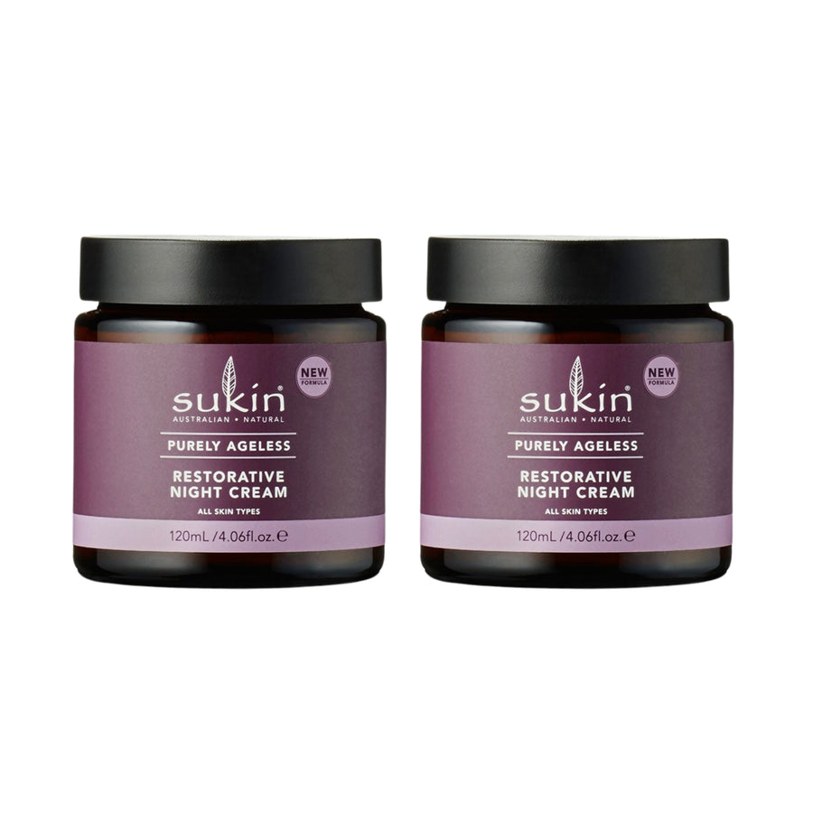 Sukin Purely Ageless Restorative Night Cream 120ml x2-2017004955235389440